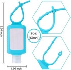 5 Pack 2oz Empty Hand Sanitizer Travel Size Holder  Leakproof Squeeze Bottle