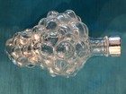 4 Vintage Glass Grape Cluster Individual Wine Decanters