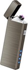 Electric Lighter Usb Rechargeable Windproof Flameless Plasma Dual Arc Lighter   