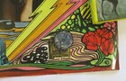 The Cult Electric Poster 1987 Psychedelic Style Band Photo Wild Flower
