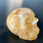 2 7lb Top Natural Fire Quartz Carved Skull  Realistic  Crystal Healing Skull Gem