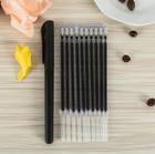 10 Black Gel Ink Pen Refills     Smooth Writing   Standard Fit   No Pen Included
