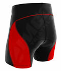 Zimco Elite Men Compression Triathlon Shorts Cycling Tri Short Swim Short Red