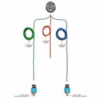 52mm Air Pressure Psi Gauge W  Dual Digital Display