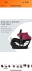 Britax Willow S Infant Car Seat With Alpine Base  Clicktight Technology