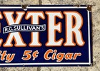R g  Sullivan   s Dexter Quality 5 Cents Cigar Sign-23    X 10 1 2   