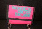 Nkotb  new Kids On The Block Tri-fold Wallet  Neon Pink 3  X 5  Vintage 1990