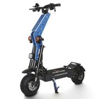 6000w Foldable Electric Scooter Adult Dual Motor 12inch Tire 55mph 60v 38ah
