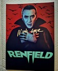 Nicolas Cage Original Autograph Promo Photo  Used  8 1 2 X12  W coa 