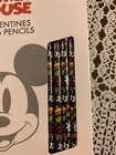 Paper Magic Group Disney Mickey Mouse 16 Wooden Pencils Valentine Card Brand New