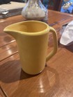 Vintage Bauer Pottery Yellow Water Juice Pitcher Art Deco California Pottery