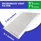  2 Pack  Oem Microwave Filter Replacement 7 64  X 5 12  Fit For Silver