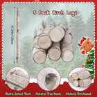 5 Pcs White Birch Poles 4 Ft 1-1 5 Inch Diameter Natural Wood Sticks Twigs For C