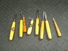 Lot Of 8 Misc Two Cherries Tec    Carving Tools chisels Made In Germany  d-4 75 