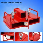 2  Trailer Hitch Receiver Dual Pallet Fork Forklift Towing Adapter Attachment