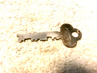 Antique Yale Flat Steel Cabinet drawer etc Key