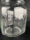 Large Vintage 3d Embossed Mr  Peanut Planters Nuts 8 Sided Jar W Lid 12  X 9 