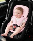 Infant Car Seat Insert  Reversible Car Seat Head Support Baby With 2 Covers     