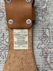 Vintage Made In Usa Cardillo 110 Medium Leather Weight  Belt Double Pin Buckle 