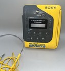 Sony Sports Walkman Fm am Radio Cassette Player Wm-f2078 W  Headphones Works Vtg