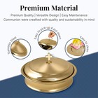 40 Cup Church Communion Tray Set With Lid Stainless Steel Holy Wine Serving