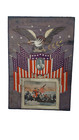 Antique Military Memorabilia Trapunto Silk Antique Needlework Named Sailor