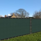 6x50ft Privacy Fence Screen Garden Windscreen Hdpe Fabric Mesh Shade Cover Green