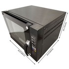 Wjcko2c 220v 5 5kw 60l 4-tier Electric Spray Oven With Hot Blast Circulation