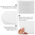 16pcs Multi-functional Cake Decorating Tray Foams Cake Tray Foams Cake Plate