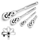 Workpro 1 4  3 8  1 2 drive  3 8  Stubby Flex Head Ratchet Set 72-tooth Ratchet