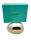 Tiffany   Co  Sterling Silver Large Egg Hinged Trinket Pill Box Container - Box 