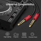 Jack 6 35mm Male-male Stereo Audio Instrument Patch Cord  15ft Trs 1 4 Inch T   