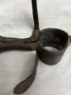 Antique Primitive 18th Century Iron Spike Candle Holder  Rare Form