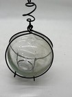 Glass And Brass Hanging Plant Propagation Vase
