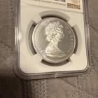 1965 Canada Silver 1 Dollar Small Beads Pointed 5 Ngc Pl 66 Cameo Rare Gem