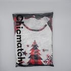 Christmas Pajamas Set Men   s L Red Check Family Matching Pj   s Sleepwear Xmas