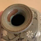 Korean Pottery Crane And Clouds  Imperfections  Read