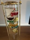 Galileo atchimedes Vintage Bubble Thermometer With Metal Tiered Stand