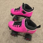 Riedell Pink Dart Quad Roller Speed Skates Size Ladies Size 4  Excellent Cond 