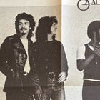 Santana Abraxas 1970 Original  33 x22  Fold Out Black   White Rock Poster