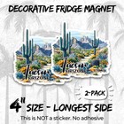 Tucson Arizona Magnet 2-pack 4  Vinyl Fridge Desert Cacti Saguaro