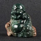 Artistone 2  Ocean Jasper Laughing Buddha Statue Carved Healing Crystal Happy   