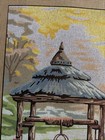 Printed Needlepoint Tapestry   Only  60x80 Cm Gobelin L Cottage With A Well
