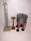 Vintage Lionel O Gauge Accessories Lot Water Tower Control Tower Untested