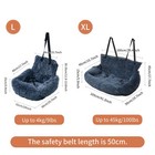 Dog Car Seat For Small Medium Large Dogs two Dogs Car Back Seat travel Pet Boost