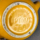 Hall China Lipton Tea Pot With Lid Ceramic Gold Yellow Promotional Vtg 1935-1962