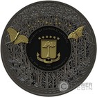 Freyja Dark Ruthenium Gilded 2 Oz Silver Coin 2000 Francs Equatorial Guinea 2026