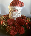 Dresden   Co  Woven Santa Basket W acc -woven By Longaberger Weavers-ships Free