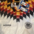 Adidas Germany Dfb Home Soccer Jersey White black red yellow Men   s Large