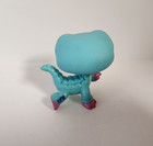 Littlest Pet Shop 1870 Crocodile Blue And Pink Croc Pet Figure 2010 Hasbro Lps